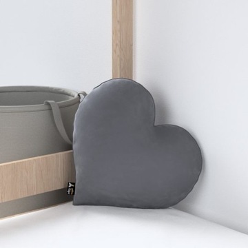 Подушка Типи Сердце Желтая - Бархат