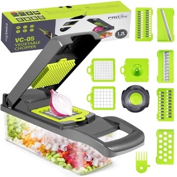 ТВЕРДАЯ ТРЕЗКА, ТЕРКА, ТРЕЗКА ДЛЯ ОВОЩЕЙ, ФРУКТОВ, МНОГОФУНКЦИОНАЛЬНАЯ, 13-в-1