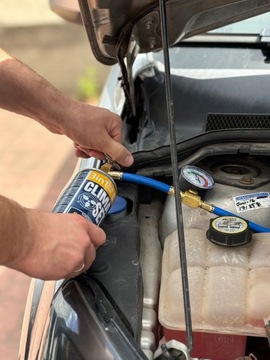 Zestaw do nabicia klimatyzacji R134a 2x 453g olej, uszczelniacz, adapter