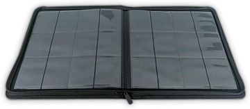 Альбом ARKERO G, 480 карт, черный, 12 окошек С ЗАМКОМ