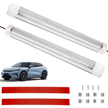 2x ВНУТРЕННЕЕ ОСВЕЩЕНИЕ 99 LED для багажника салона 12-24 В