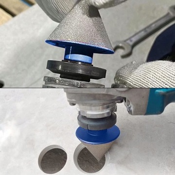 TARNIK FREZ STOŻKOWY OTWORNICA DIAMENT STOŻEK DO SZLIFOWANIA GRESU M14 2-38