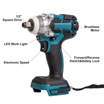 DRILLPRO 18V 520NM АККУМУЛЯТОРНЫЙ УДАРНЫЙ КЛЮЧ
