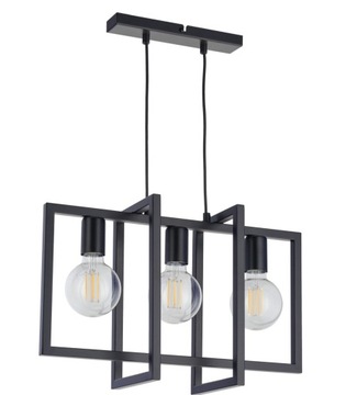SIGMA Nowoczesna lampa LED EDEN 3 lampa wisząca czarny LED