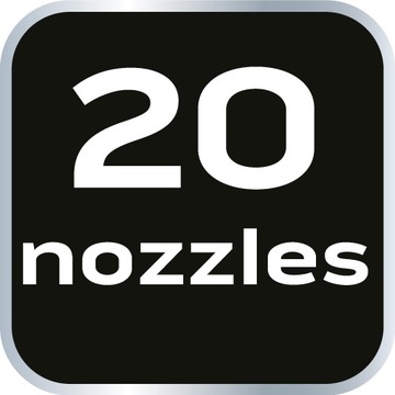 Осциллирующий, регулируемый садовый ороситель, 20 форсунок, 320 м2 NEO 15-772