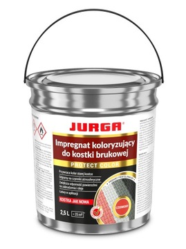 Impregnat KOLORYZUJĄCY PROTECT COLOR do kostki BRUKOWEJ FARBA czerwony 2,5L