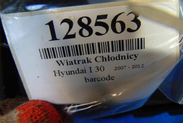 HYUNDAI I30 1.4 16V BENZÍN HB 5D VĚTRÁK CHLADIČŮ