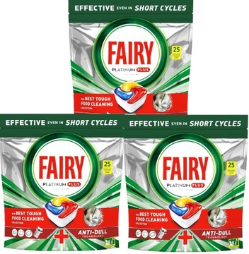 Капсулы для посудомоечной машины FAIRY Platinum PLUS Complete Lemon, 75 штук