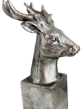 DEKORACJA FIGURKA GŁOWA RENIFERA PREZENT ŚWIĘTA