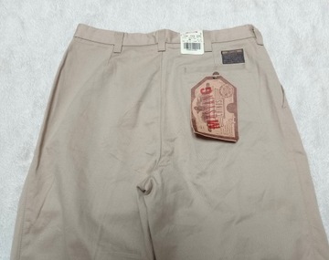 spodnie męskie chinos Mustang Hose 32/30 48 beżowe