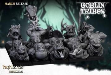 Стадо болотных гоблинов - Отряд Старого Молота Highlands Miniatures