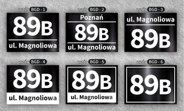 АДРЕСНАЯ табличка ЧЕРНЫЙ ГОЛОС Номер дома 30х40