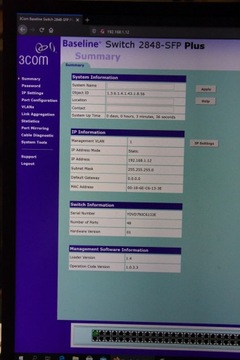Коммутатор 3Com Baseline 2848 SFP Plus