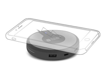 БЕСПРОВОДНОЕ ИНДУКТИВНОЕ ЗАРЯДНОЕ УСТРОЙСТВО 2xUSB |USB-C