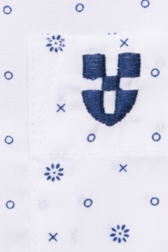 Рубашка мужская белая с микро узором Próchnik PM18 M