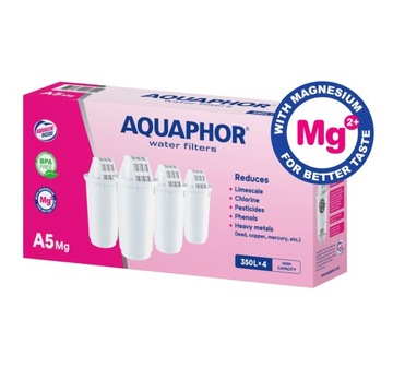Wkład filtrujący Aquaphor A5Mg, 4 szt.