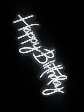 НЕОН СВЕТОДИОД С ДНЕМ РОЖДЕНИЯ С Днем Рождения Неон