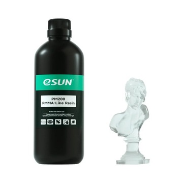 Żywica UV eSUN PM200 PMMA Like Transparent 1l 1kg Drukarki 3D Odporność