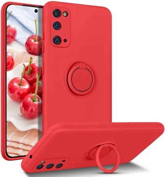 Etui OBUDOWA RING do SAMSUNG GALAXY A72 +SZKŁO