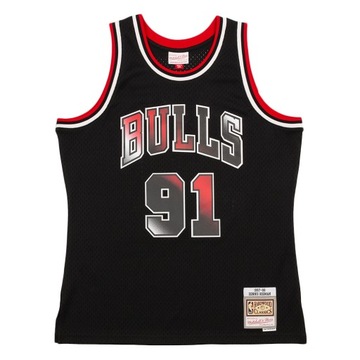 Koszulka Mitchell & Ness JERSEY BULLS 1997 DENNIS RODMAN BLACK - 2XL