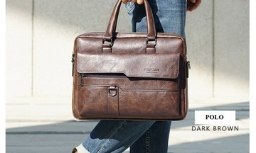 СУМКА ПОЛО ДЛЯ НОУТБУКА 15,6 ДЮЙМА / КОЖАНАЯ СУМКА ДЛЯ НОУТБУКА