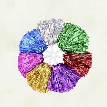 ПОМПЫ ЧЕРЛИДЕРЫ ПЛАСТМАССОВЫЕ 14 ШТ.