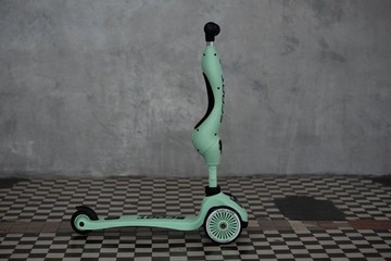 Scoot And Ride Kiwi ZESTAW HULAJNOGA i Jeździk 2w1 + KASK z LED XXS do S 1+