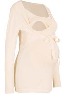 SWETER DZIANINOWY CIĄŻOWY 52/54