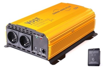 АВТОМОБИЛЬНЫЙ ИНВЕРТОР ПОЛНЫЙ СИНУС ВОЛЬТ ПОЛЬША 12 В 1500 Вт 3000 Вт ПУЛЬТ ДУ USB