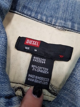 DIESEL męska kurtka jeansowa Slim jeans trucker katana Vintage rock M