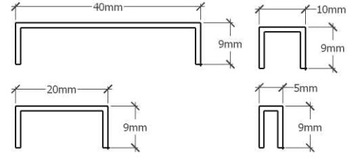 ПРОФИЛЬНАЯ ПОЛОСКА РЕКТИФИЦИРОВАННАЯ МАТОВАЯ ЗОЛОТАЯ 1x270