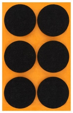 BASIC 5 mm PODKŁADKI FILCOWE czarne FI 45 mm meble