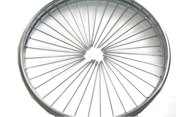 OBRĘCZ KOŁA FELGA WSK SHL 18 X1.85 SZPRYCHY CHROM