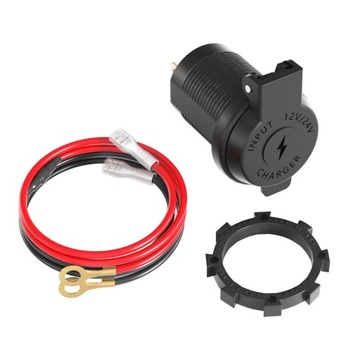 Gniazdo ładowarki USB PD typ C + gniazdo zasilania QC 3.0