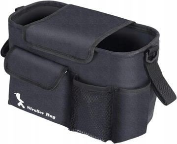 ОРГАНАЙЗЕР ДЛЯ ДЕТСКОЙ КОЛЯСКИ СУМКА ДЛЯ АКСЕССУАРОВ, ВМЕСТИТЕЛЬНАЯ, ПРОЧНАЯ С РЕМНЕМ