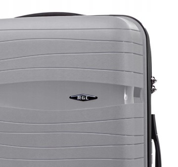 БОЛЬШОЙ ДОРОЖНЫЙ ЧЕМОДАН XXL ИЗ ПОЛИПРОПИЛЕНА RGL БАГАЖНИК С ДВОЙНЫМИ ПОВОРОТНЫМИ КОЛЕСАМИ