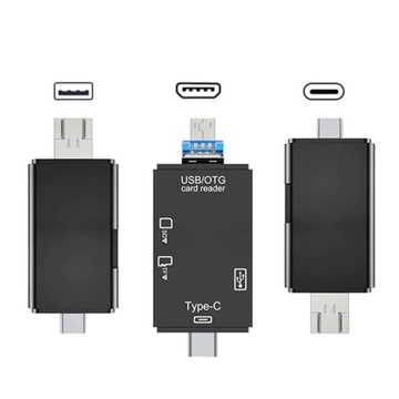 КАРТРИДЕР 5 В 1 USB MICRO TYPE-C MICROSD USB-C