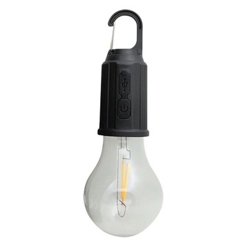 Zewnętrzna lampa kempingowa Przenośna latarnia LED z haczykiem do oświetlenia namiotu 6,5 cm x 17,8 cm