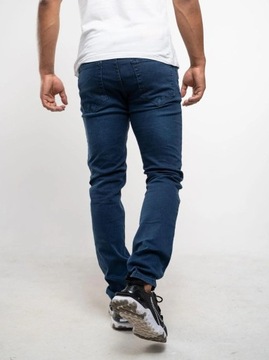 SPODNIE MĘSKIE JEANSOWE DENIM PL Croll Classic Slim 5054 Niebieskie 31