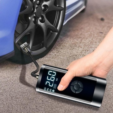 портативный насос для накачки автомобильных шин беспроводной