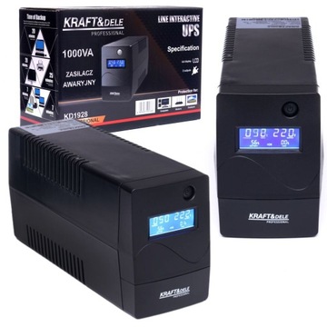 ИБП ИБП ПЕЧНЫЙ НАСОС КОМПЬЮТЕР 1000ВА 600ВТ ЖК-ДИСПЛЕЙ