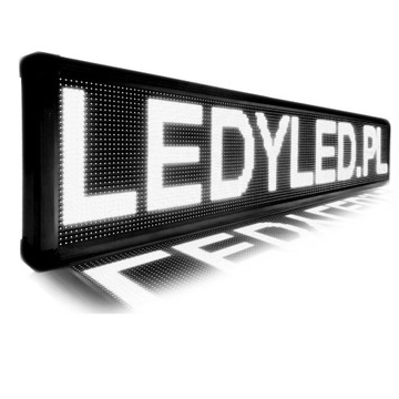 Reklama LED 100x20cm Wyświetlacz Tablica Ekran PL