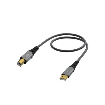 FIIO kabel przewód audio pozłacany USB-A-USB-B 1m