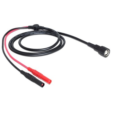 Przewód BNC - 2 x wtyk banan izolowany