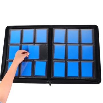 Album na Toploadery Karty Piłkarskie Pokemon MTG 9 Pocket Toploader Binder