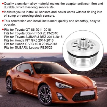 ADAPTÉR DO FILTRU OLEJE Z HLINÍK TOYOTA GT-86 2011-2018