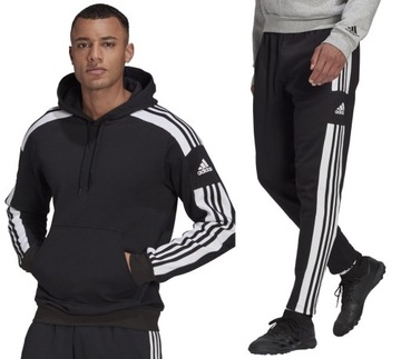 ADIDAS DRES MĘSKI BLUZA SPODNIE BAWEŁNIANY r. L