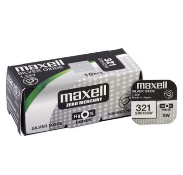10 sztuk Bateria srebrowa Maxell SR616SW 321
