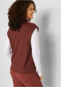 48 ЖИЛЕТ Bonprix С ВОРОТНИКОМ-СТОЙКОЙ