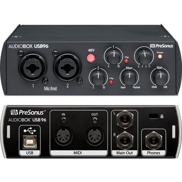 PreSonus AudioBox USB 96 25 аудиоинтерфейс